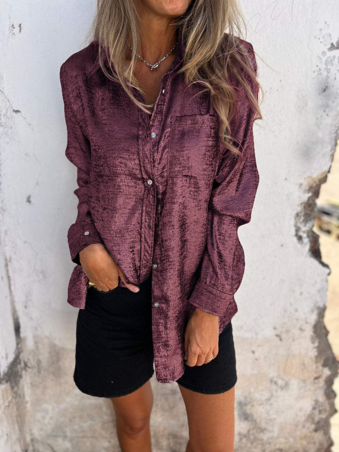 Amaya | Radiant Shimmer Blouse