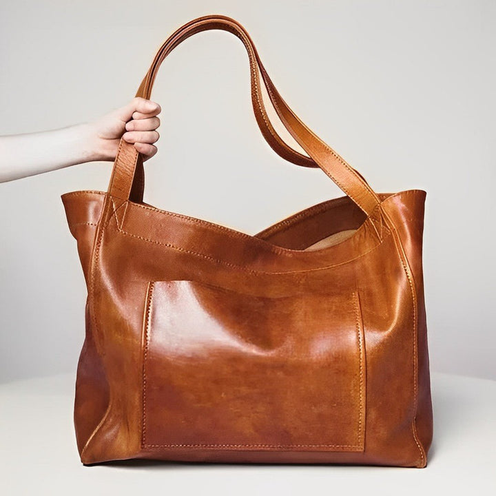Sunset Luxe | Timeless Leather Shoulder Bag