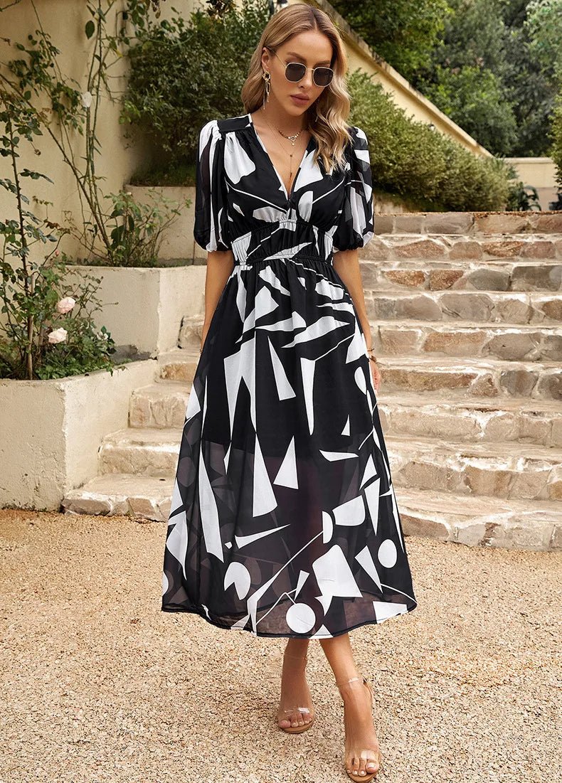 Allison | Elegant Floral Dress