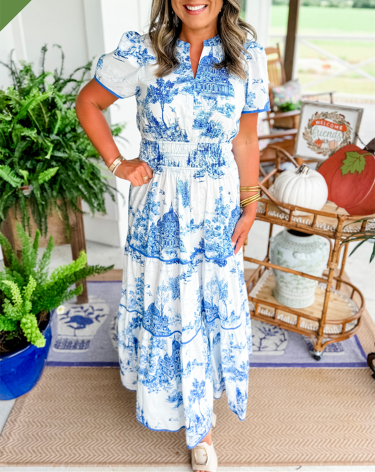 Elize | Classic Toile Maxi