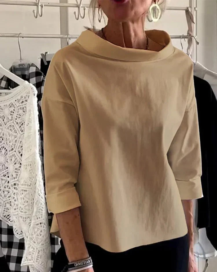 Brenda | Half Turtleneck Top