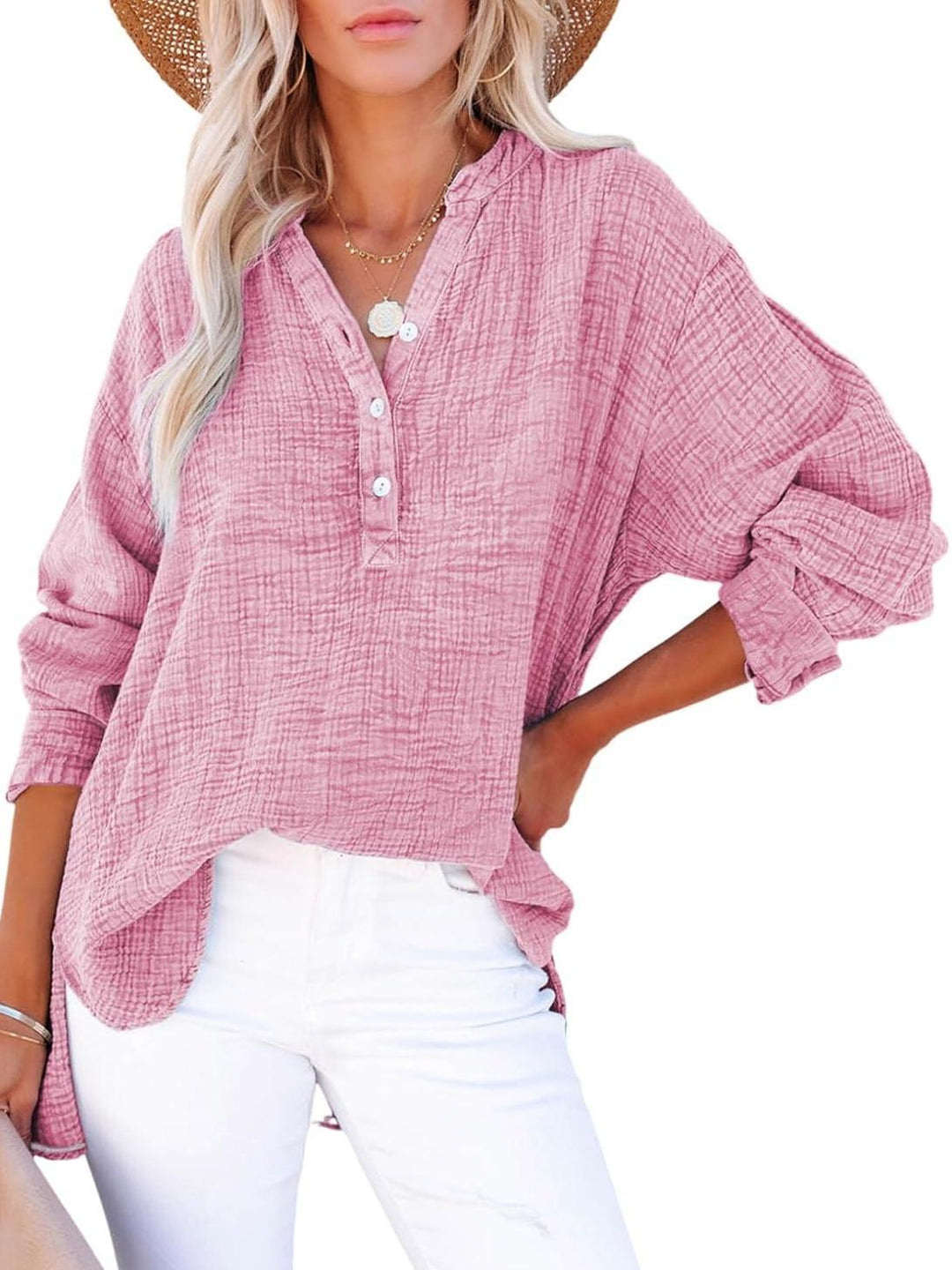 Jena | Chic Button Blouse