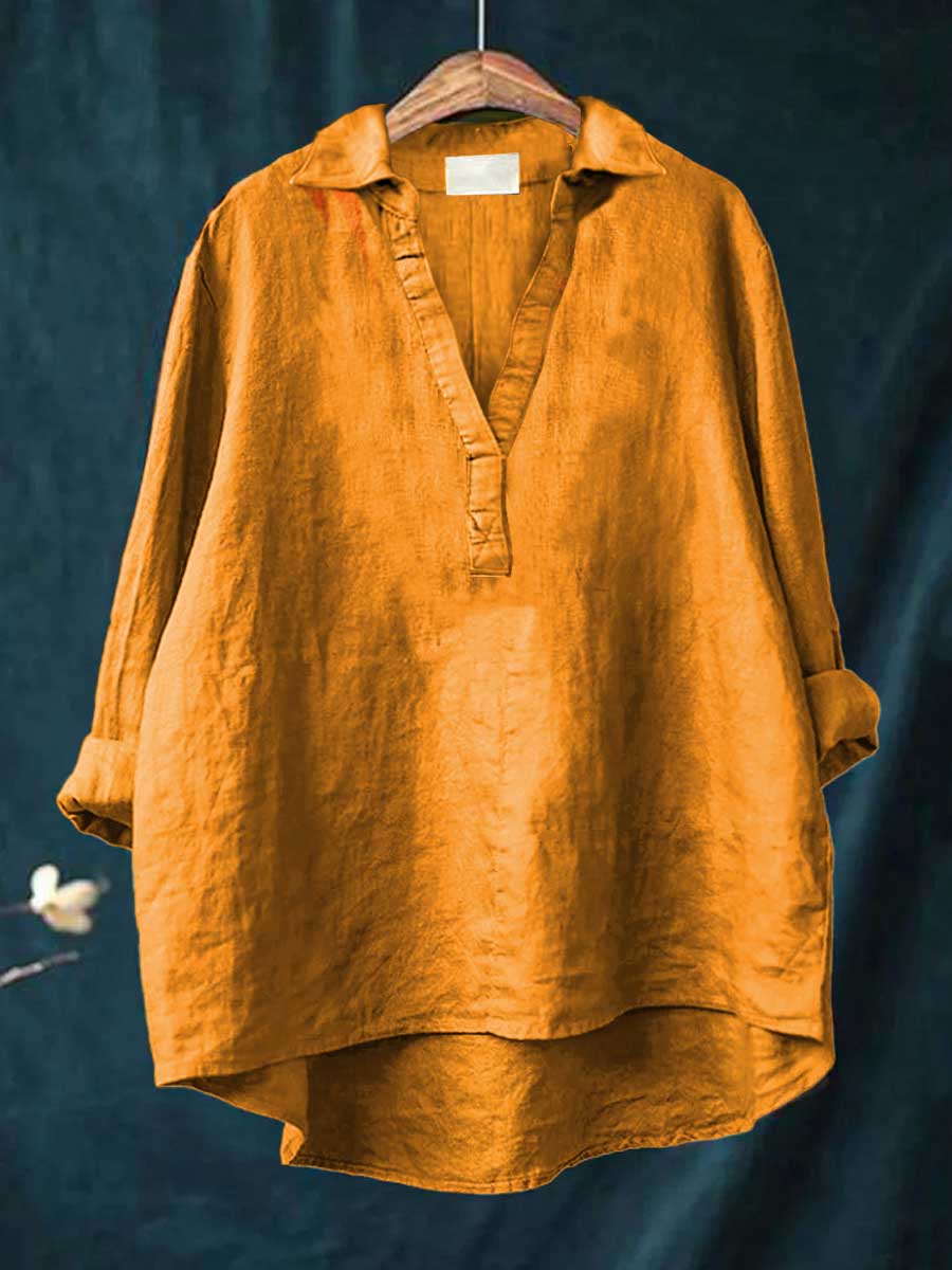 Andrea Linen Blouse