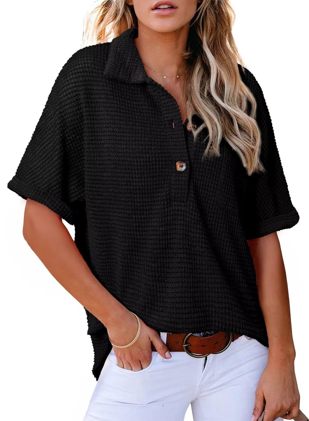 Solen | Waffle Knit  Shirts