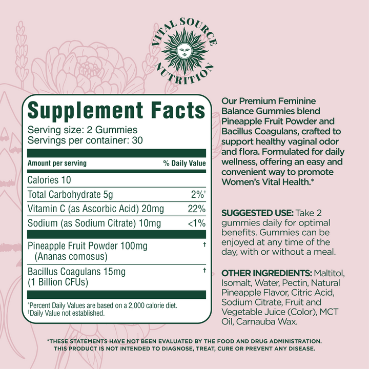 Feminine Balance Gummies