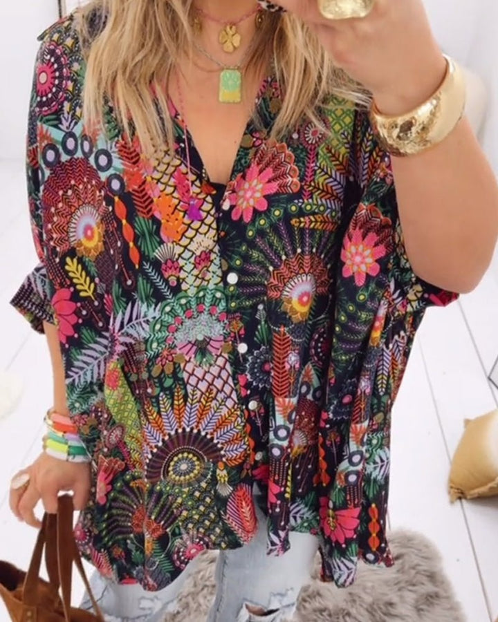 Linda | Chic Printed Blouse