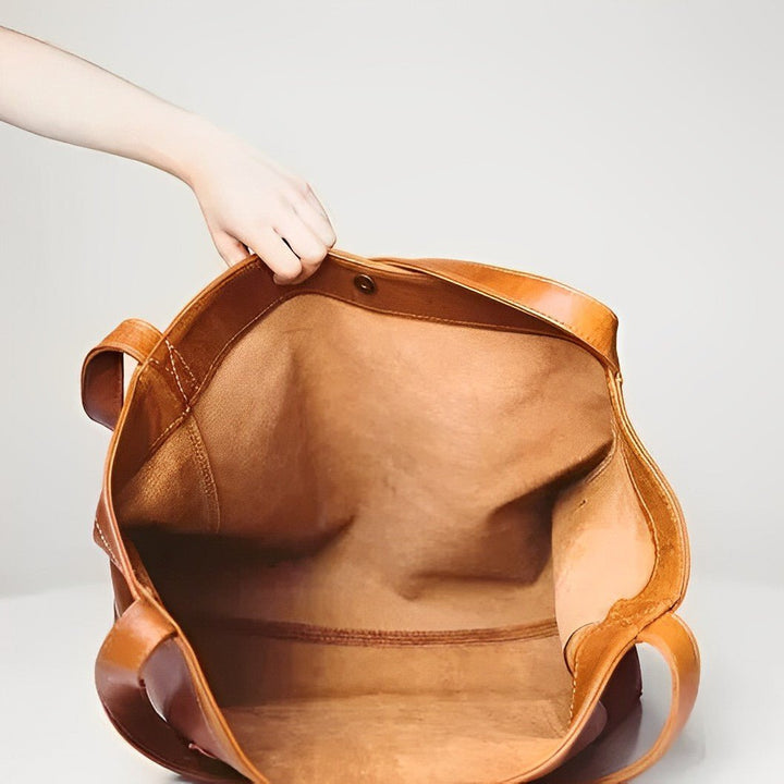Sunset Luxe | Timeless Leather Shoulder Bag